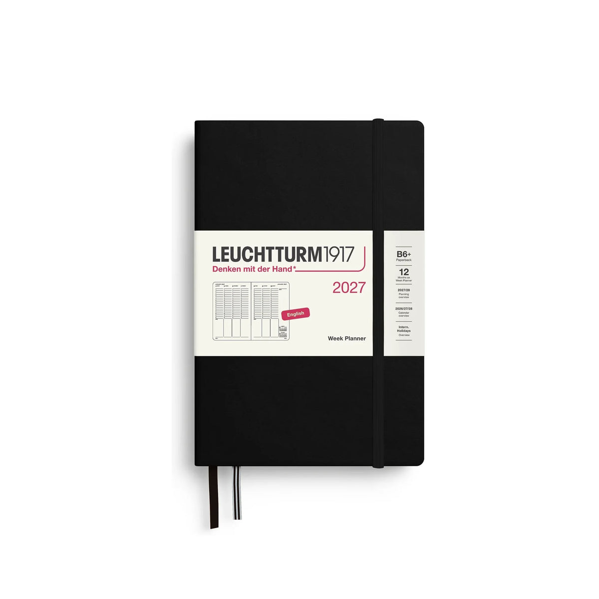 Leuchtturm1917 Week Planner Paperback (B6+) 2027