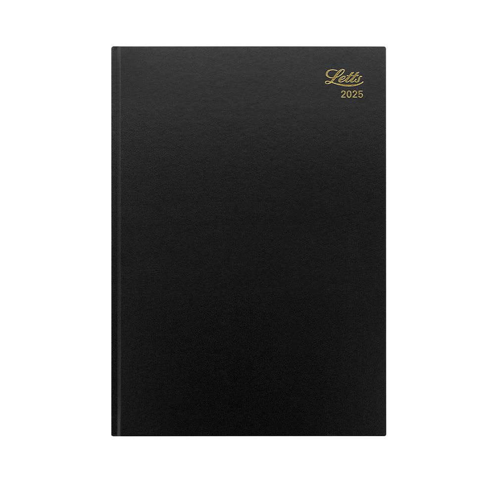 Letts Standard A4 Day per Page 2025 Black "10Z"