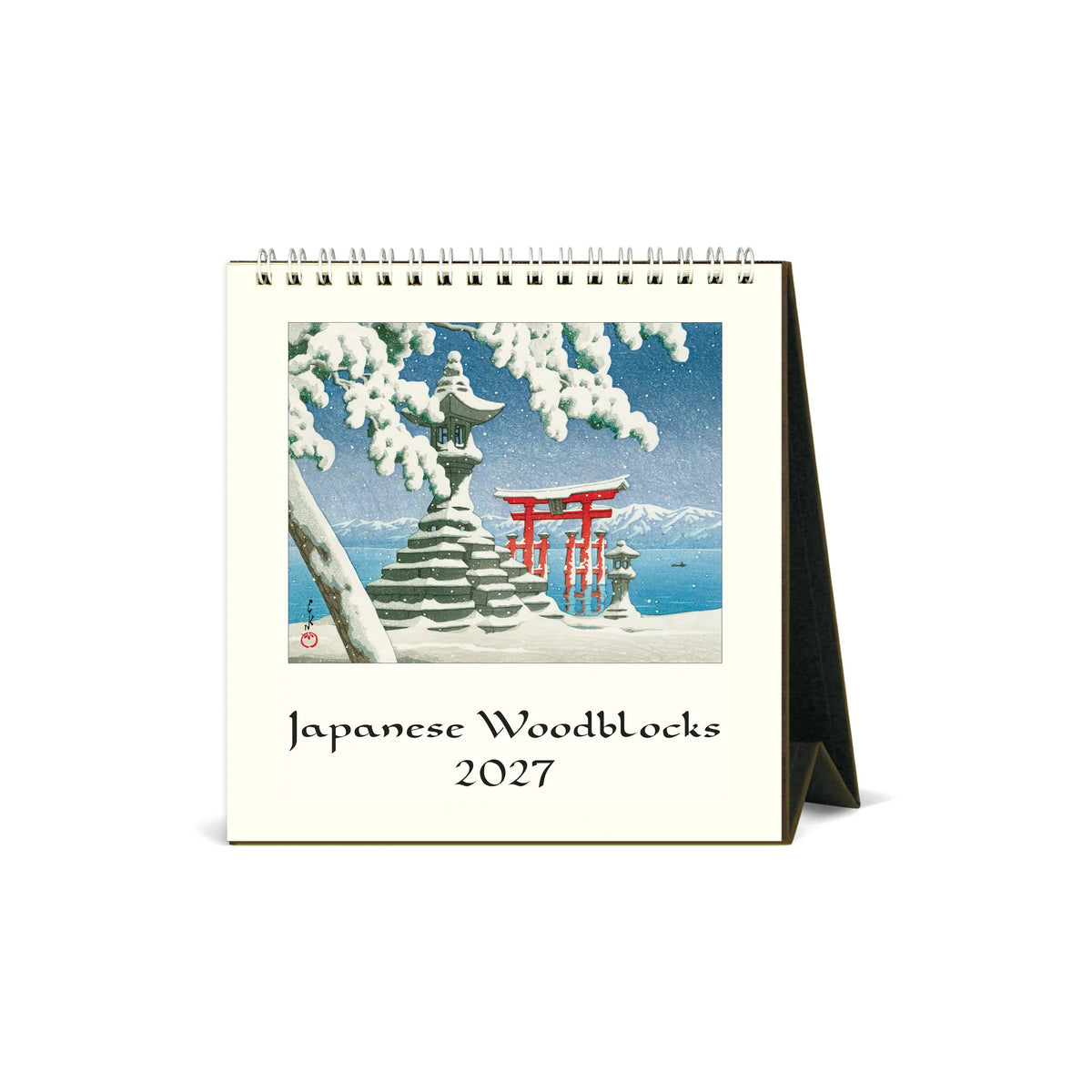 Cavallini Japanese Woodblocks Desk Calendar 2027