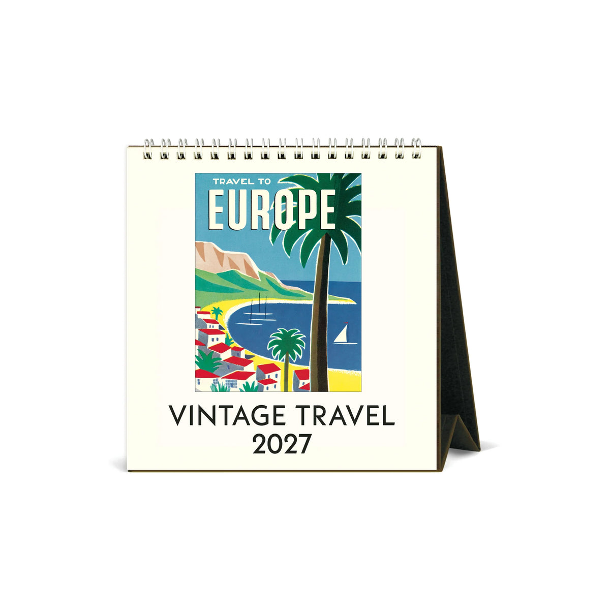 Cavallini Vintage Travel Desk Calendar 2027