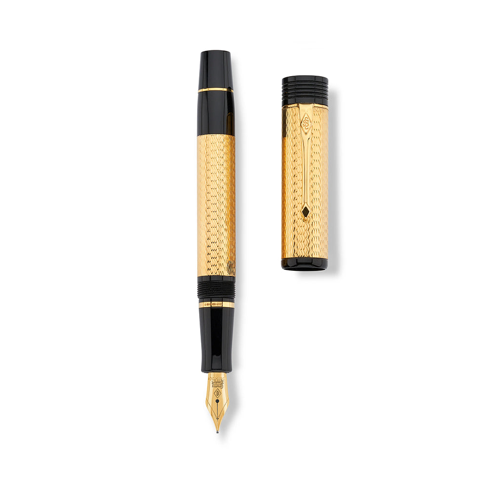 Conway Stewart Churchill Vermeil Fountain Pen