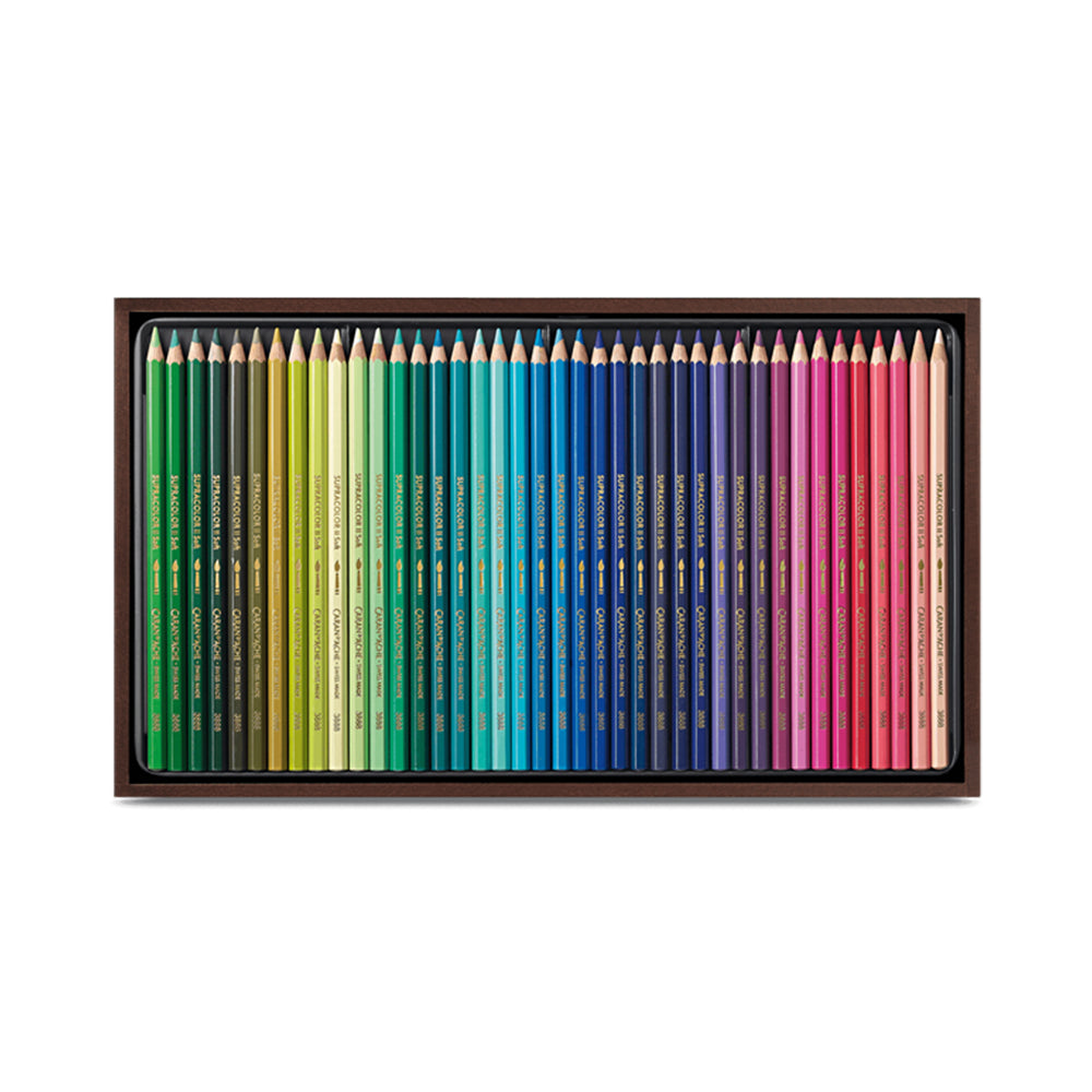 Caran d'Ache Supracolor Wooden Box of 80 Pencils