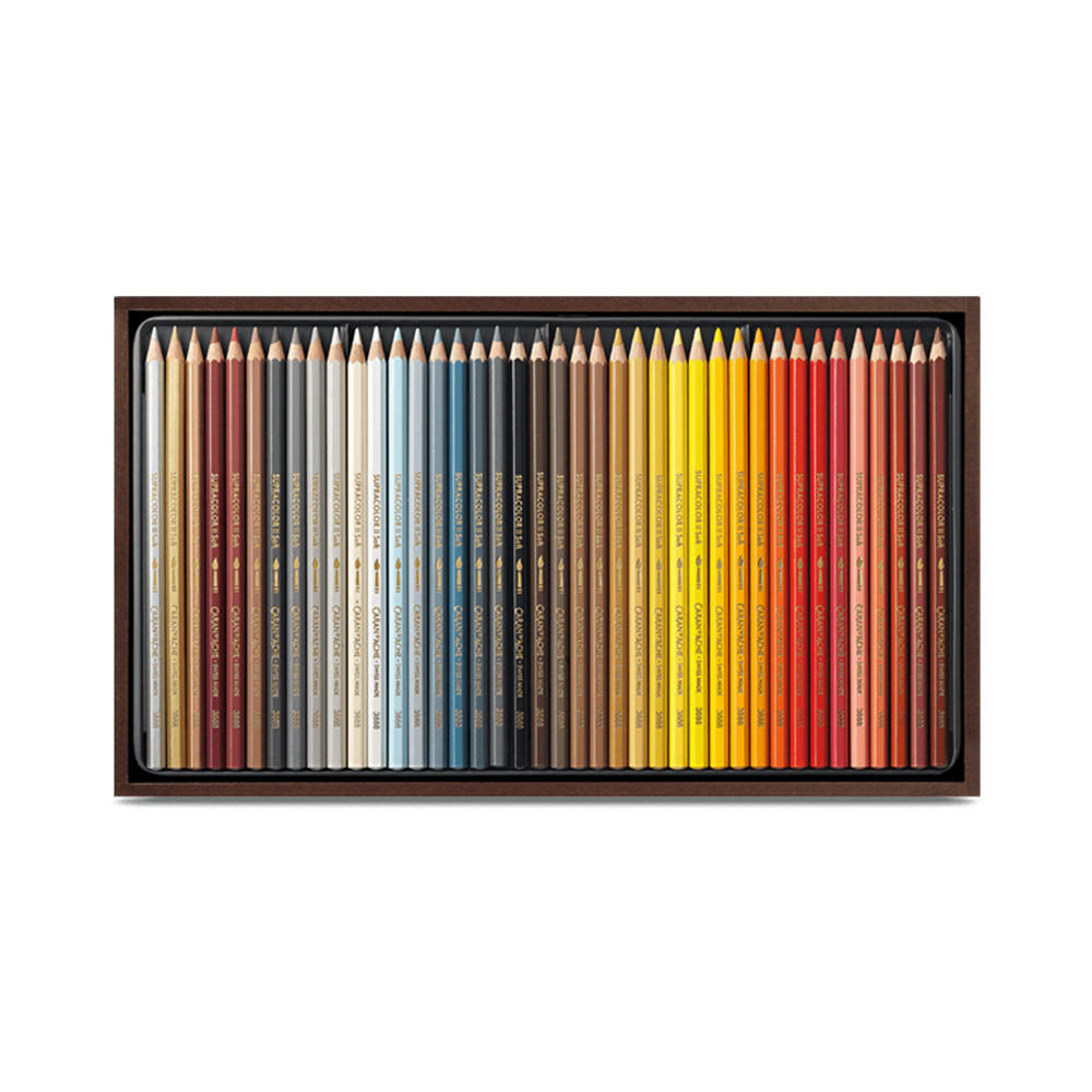 Caran d'Ache Supracolor Wooden Box of 80 Pencils