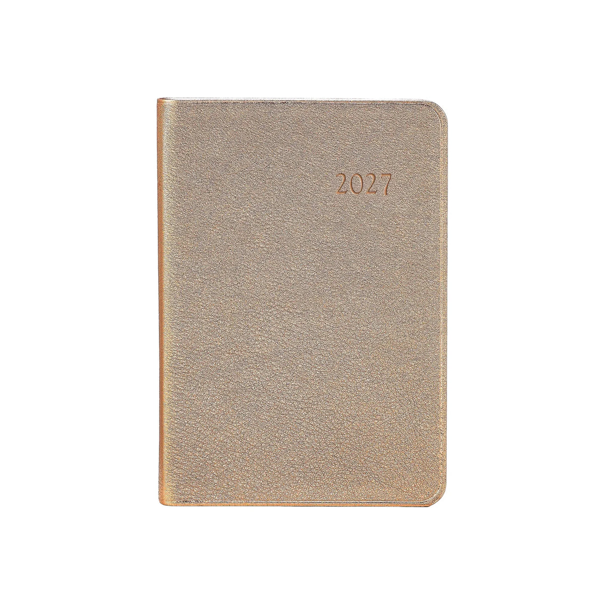 Graphic Image 2027 Daily Journal Goatskin Leather