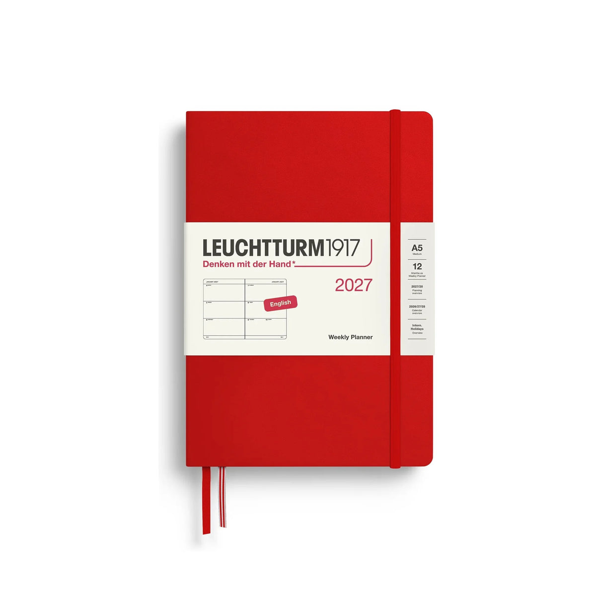 Leuchtturm1917 Weekly Planner Medium (A5) 2027