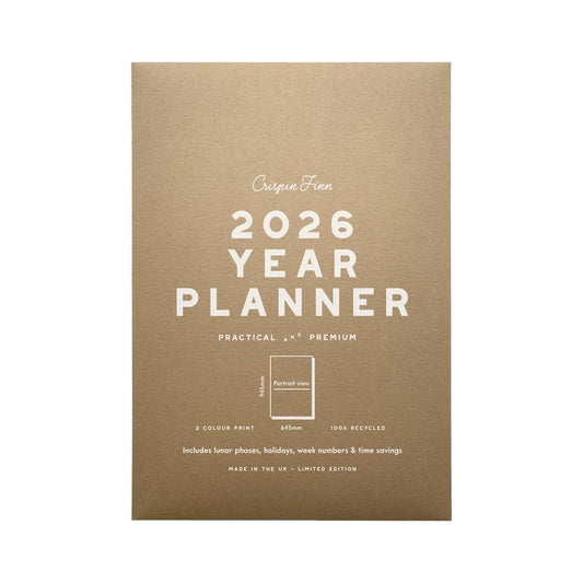 Crispin Finn 2026 Year Planner ‚Äì Portrait Wall Calendar