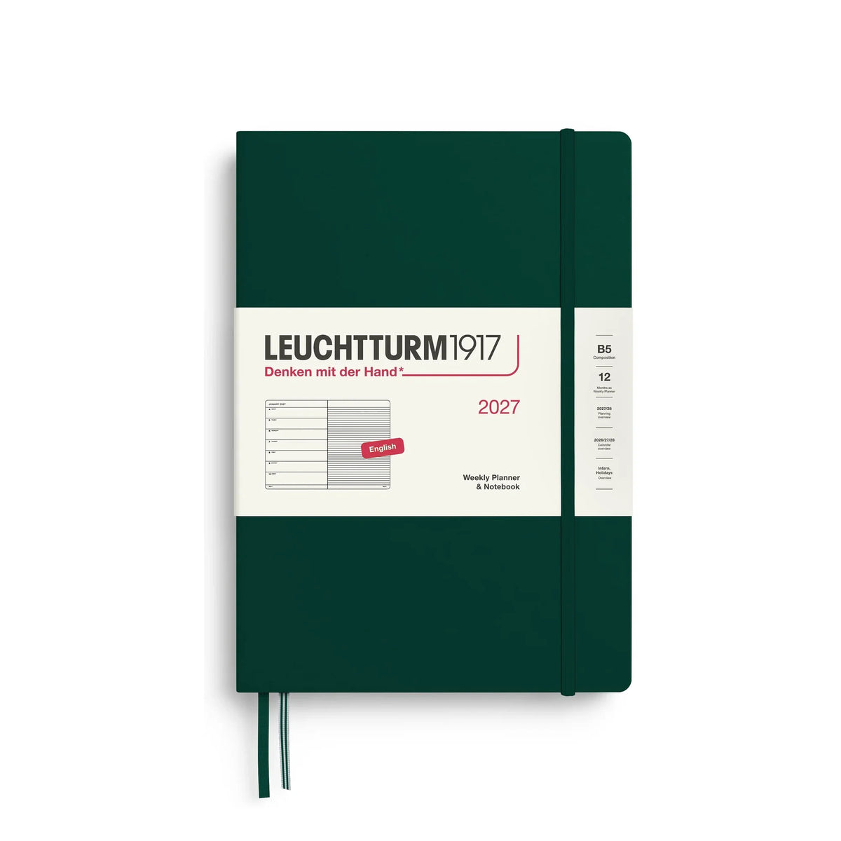 Leuchtturm1917 Weekly Planner & Notebook Composition (B5) 2027