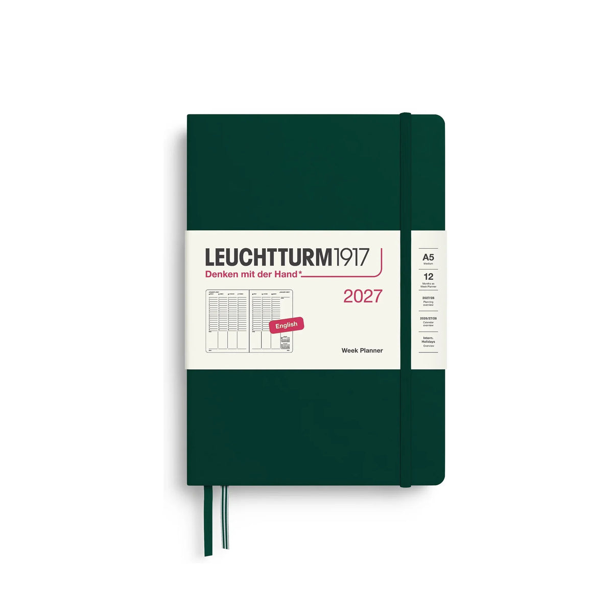 Leuchtturm1917 Week Planner Medium (A5) 2027