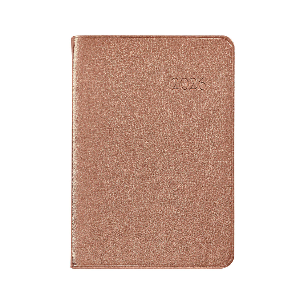 Graphic Image 2026 Daily Journal Goatskin Leather