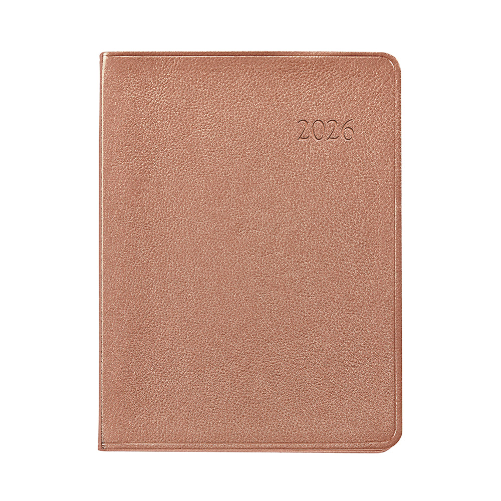 Graphic Image 2026 Desk Diary Goatskin Leather
