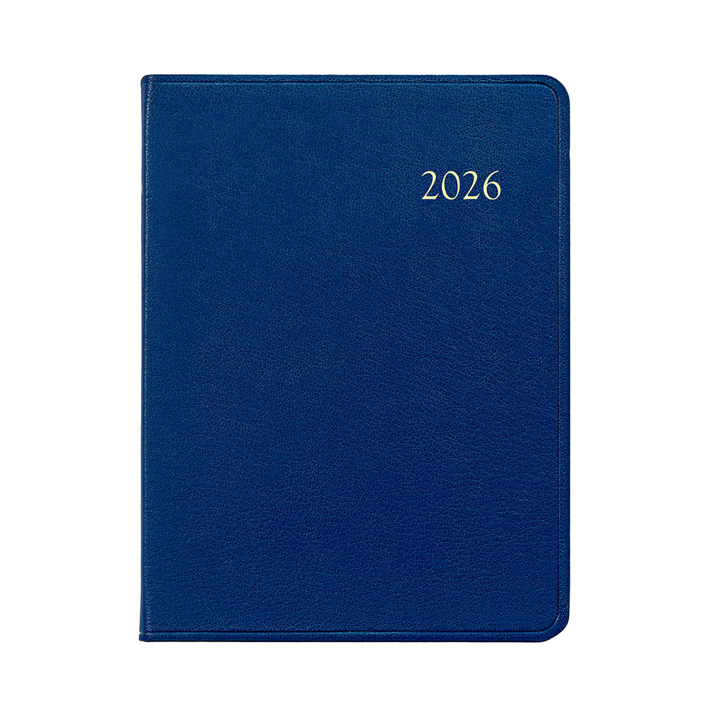 Graphic Image 2026 Desk Diary Goatskin Leather