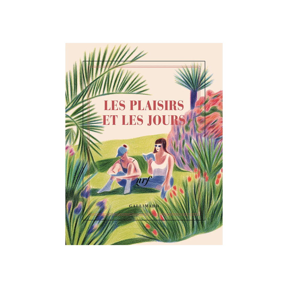 Gallimard "Les plaisirs et les jours" Illustrated Square Notebook