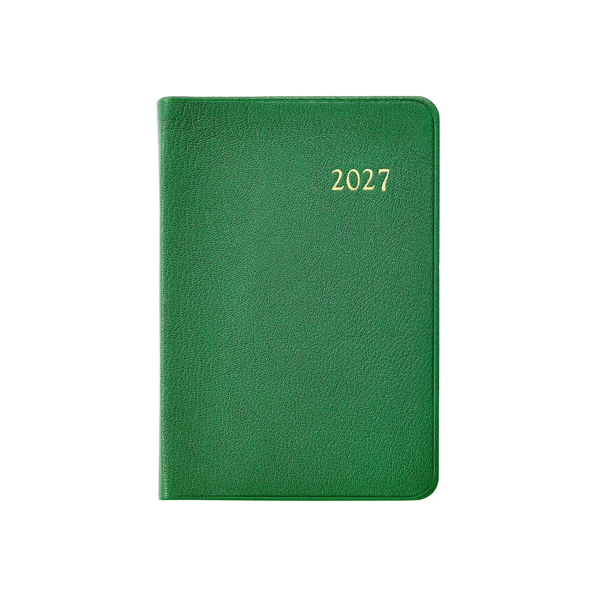 Graphic Image 2027 Daily Journal Goatskin Leather
