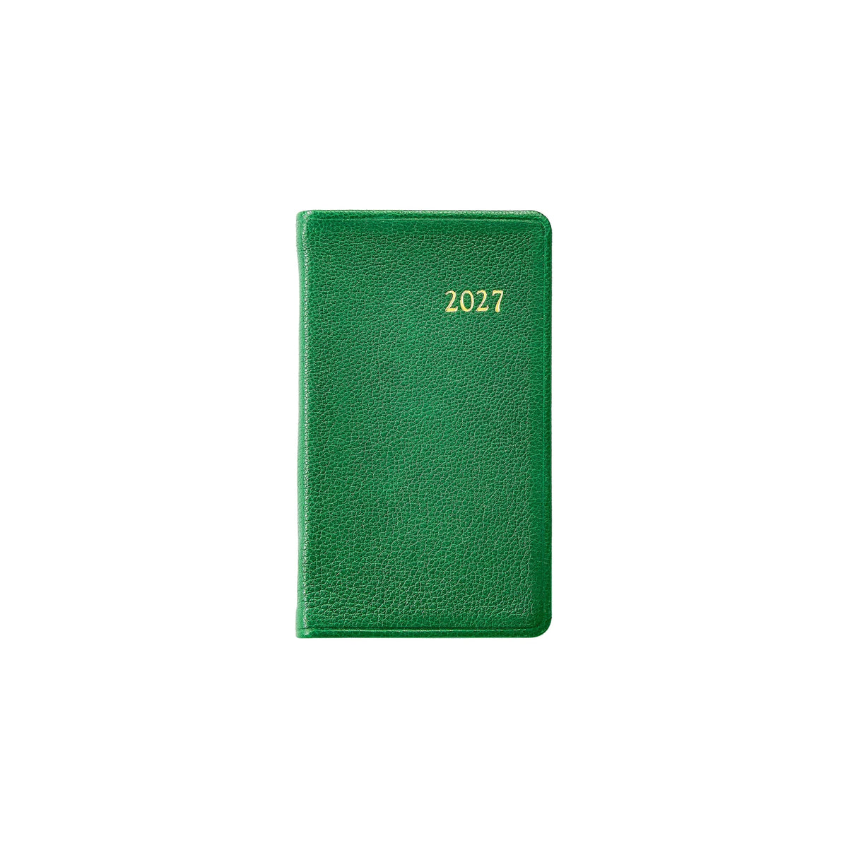 Graphic Image 2027 5" Pocket Datebook Goatskin Leather