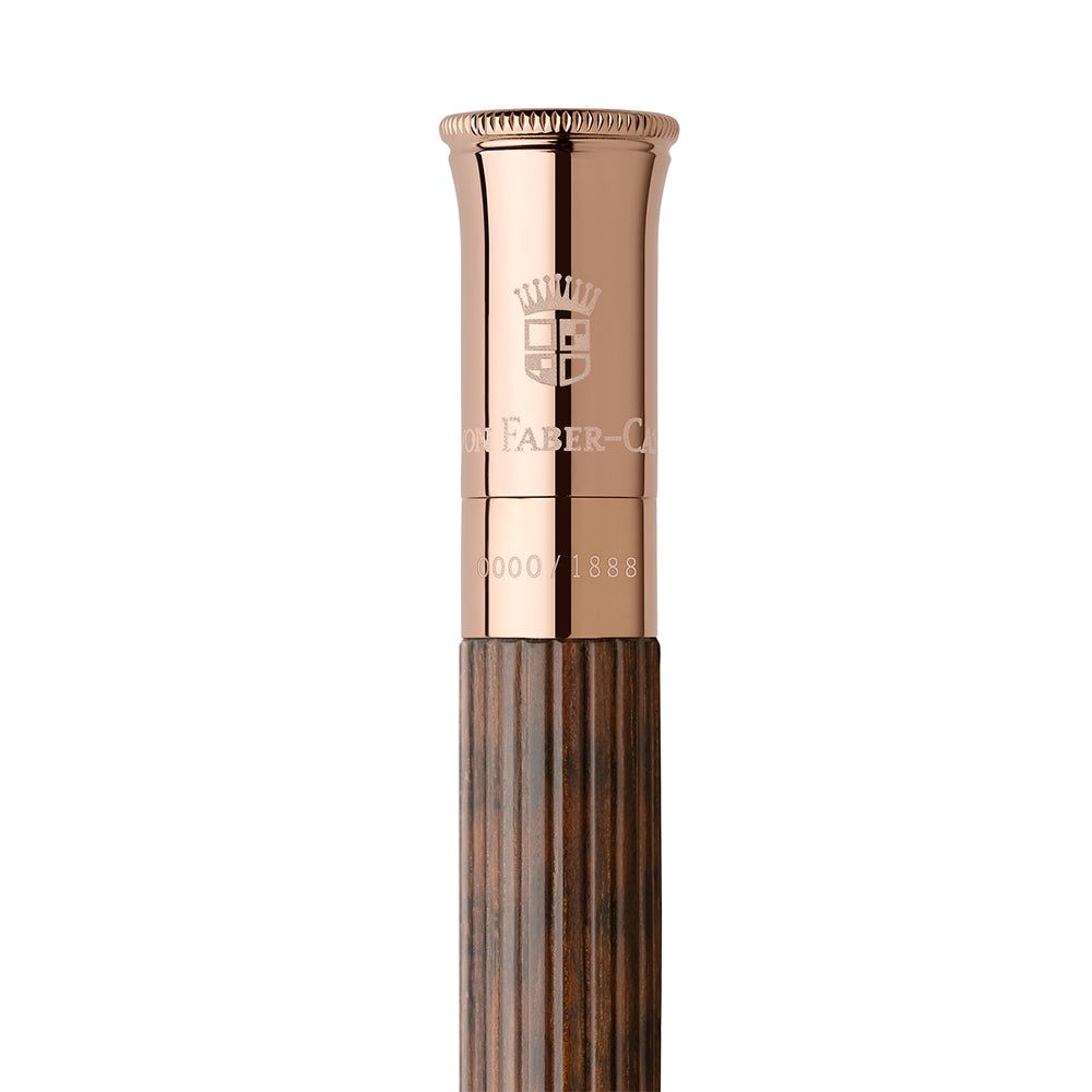 Graf von Faber-Castell Classic Snake Wood Rose Gold Ballpoint Pen