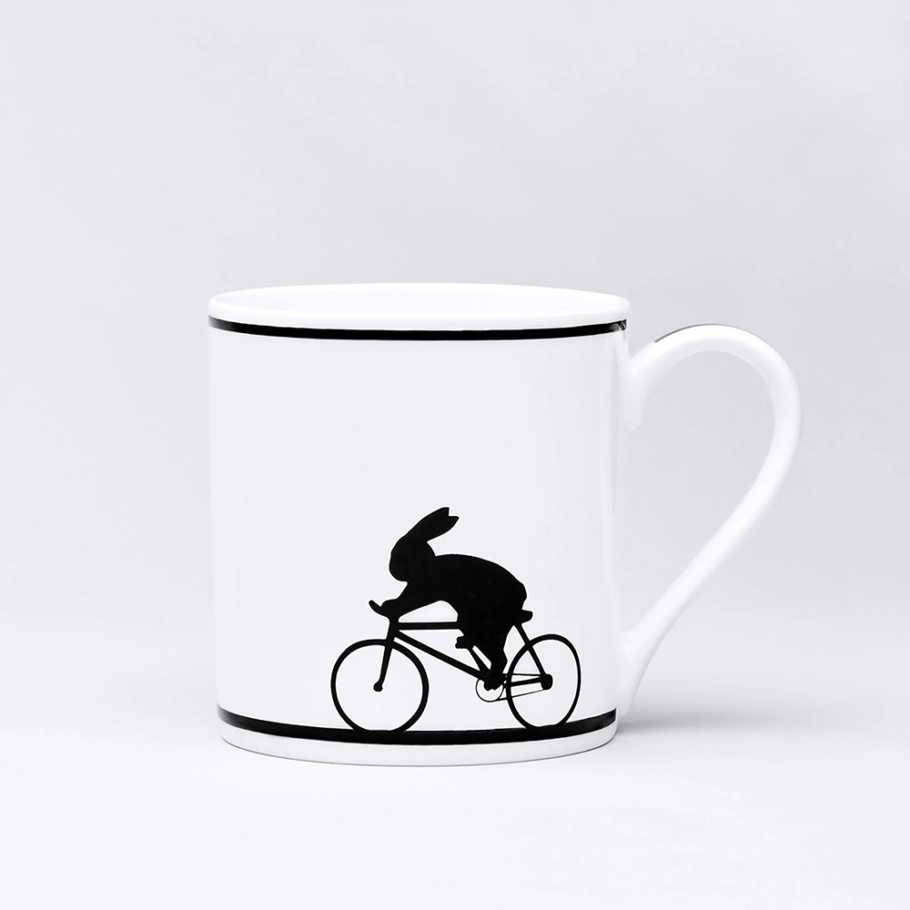 HAM Cycling Rabbit Mug