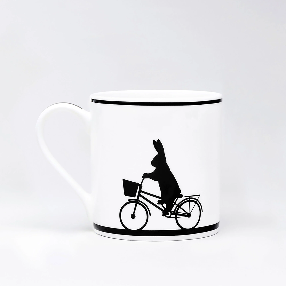 HAM Cycling Rabbit Mug