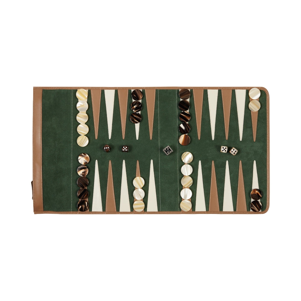 Hector Saxe Travel Backgammon Set
