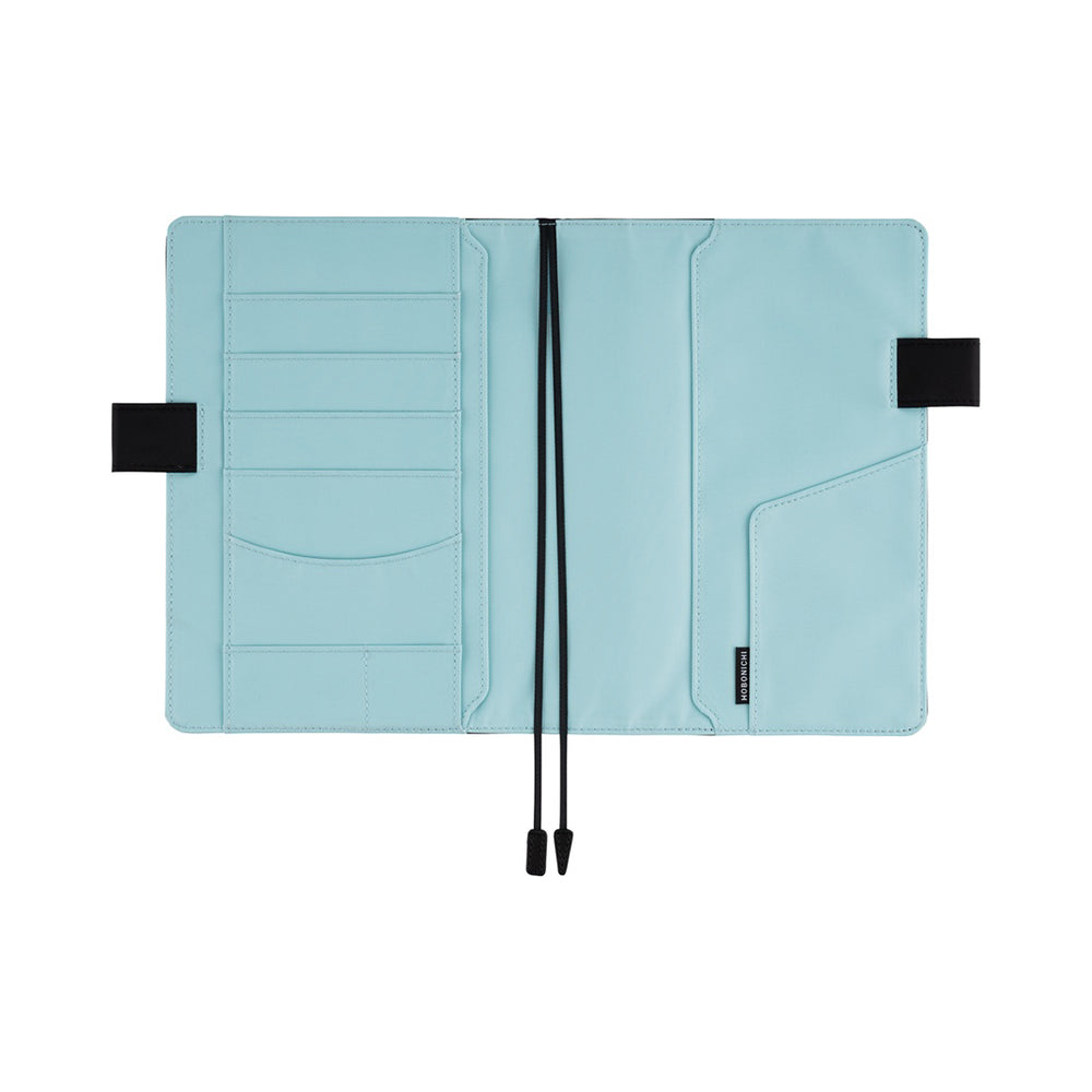 Hobonichi A5 Cover Colors: Black x Clear Blue