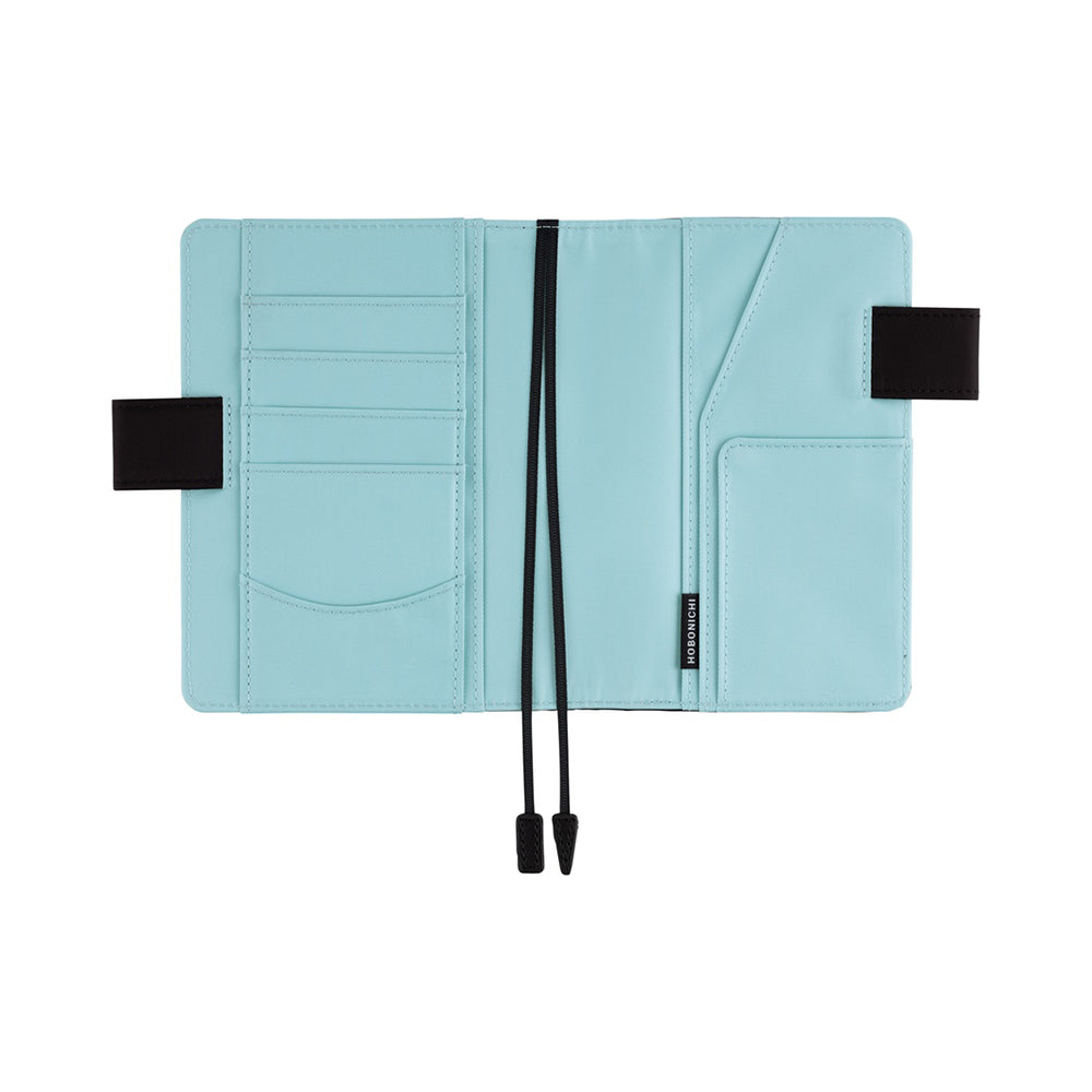 Hobonichi A6 Cover Colors: Black x Clear Blue