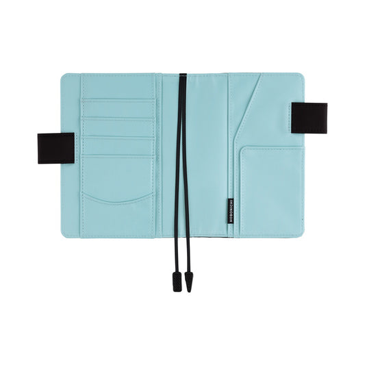 Hobonichi A6 Cover Colors: Black x Clear Blue