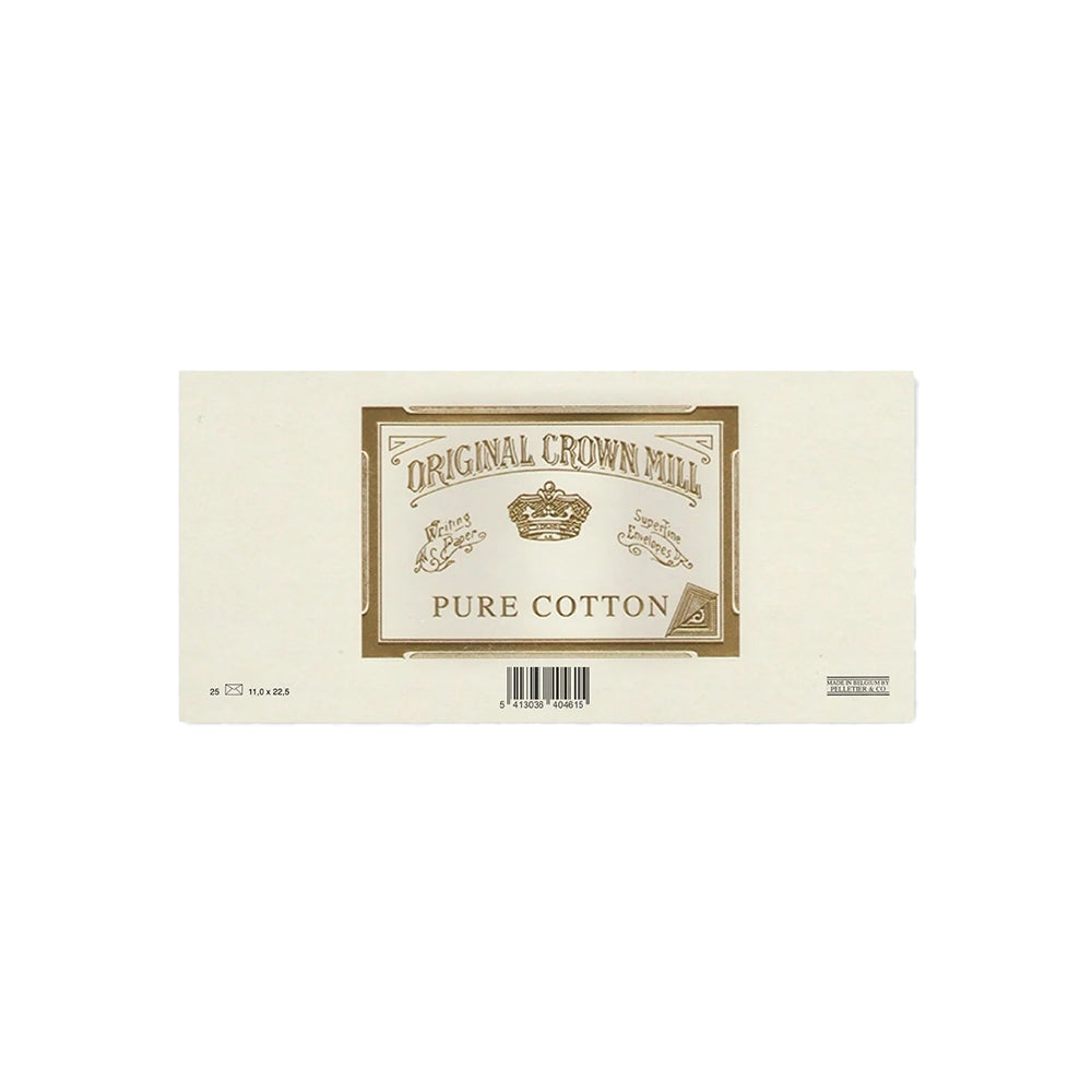Original Crown Mill Cotton DL Envelopes [Pack of 25]