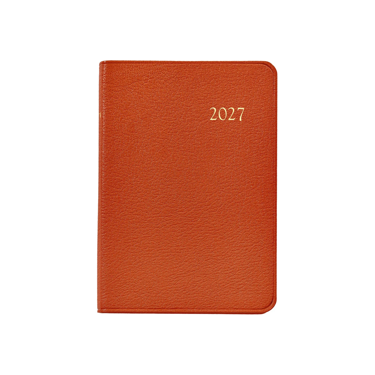 Graphic Image 2027 Daily Journal Goatskin Leather