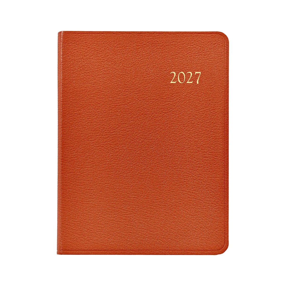 Graphic Image 2027 Desk Diary Goatskin Leather