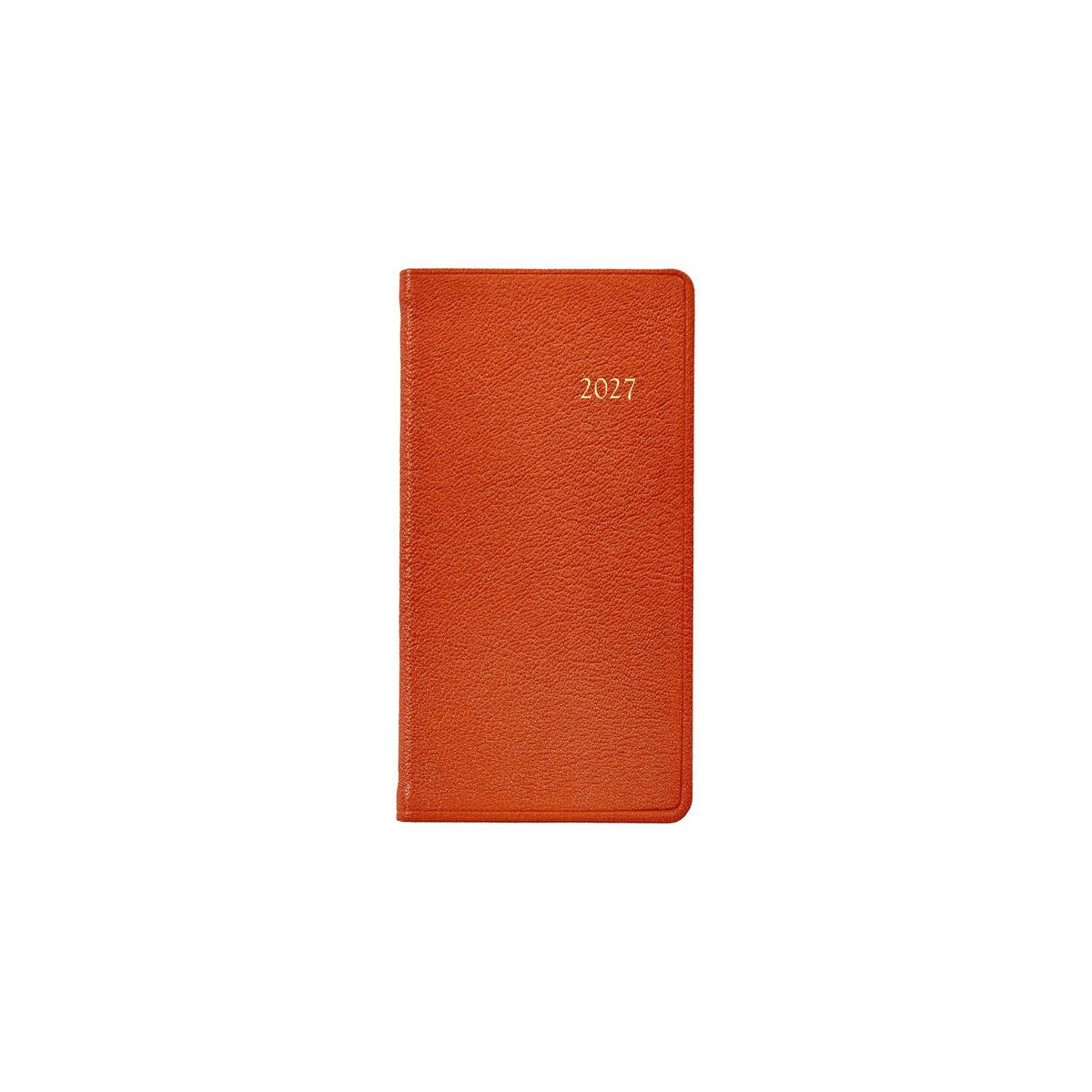 Graphic Image 2027 6" Pocket Datebook Goatskin Leather