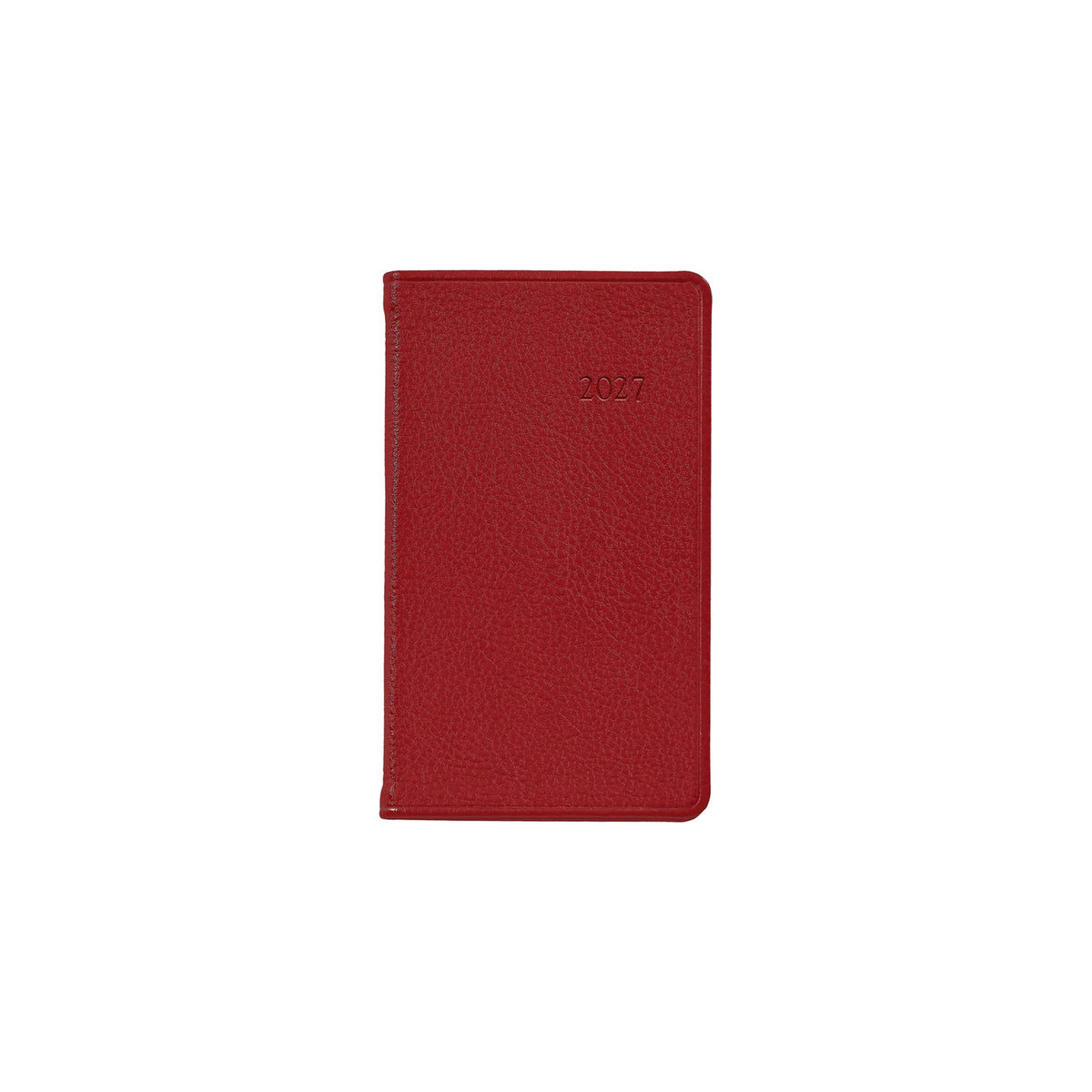 Graphic Image 2027 5" Pocket Datebook Traditional Leather