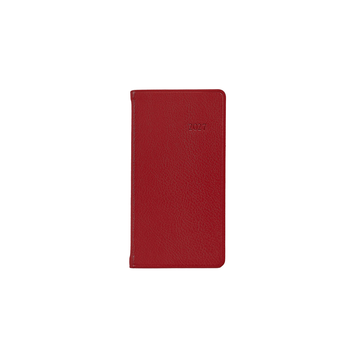Graphic Image 2027 6" Pocket Datebook Traditional Leather