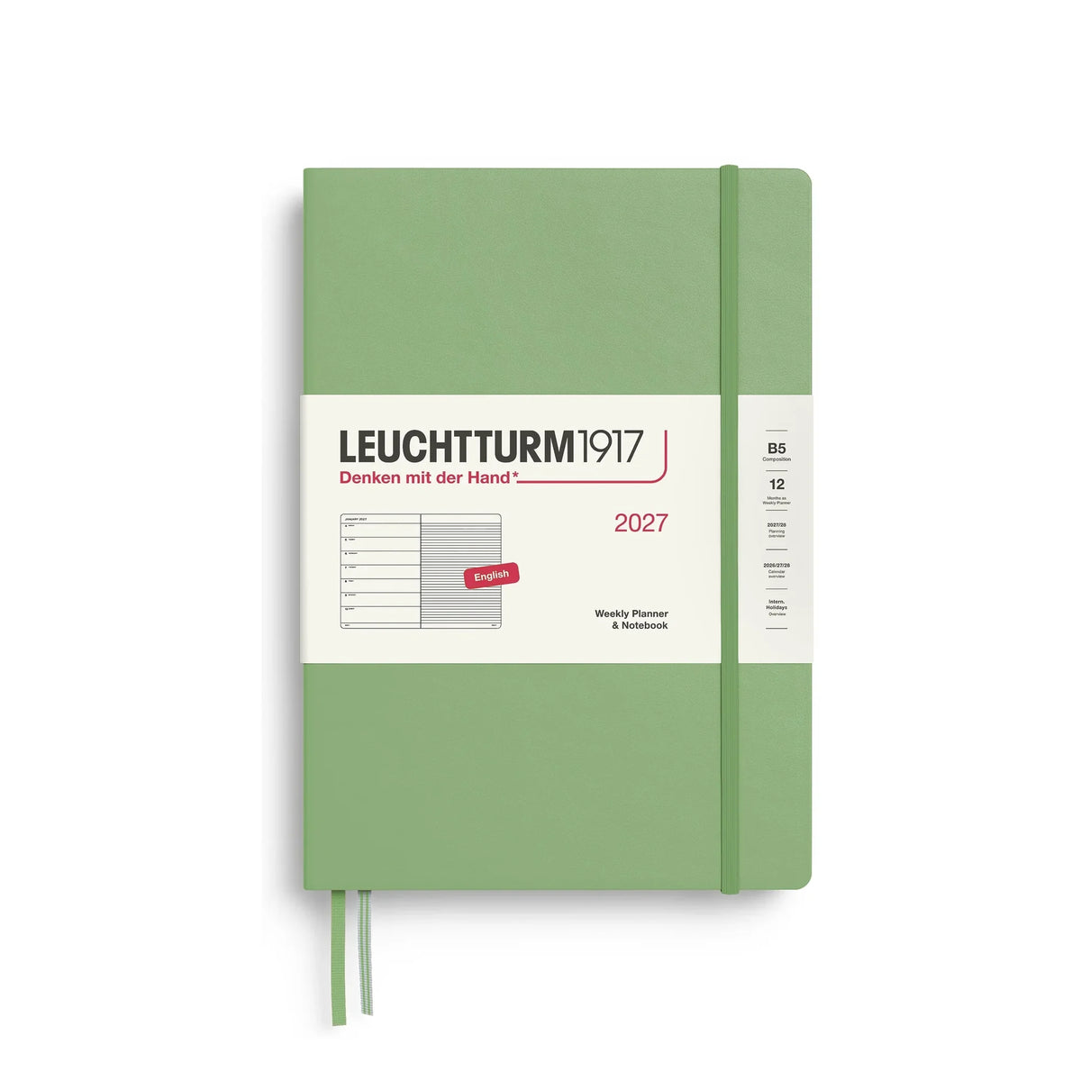 Leuchtturm1917 Weekly Planner & Notebook Composition (B5) 2027
