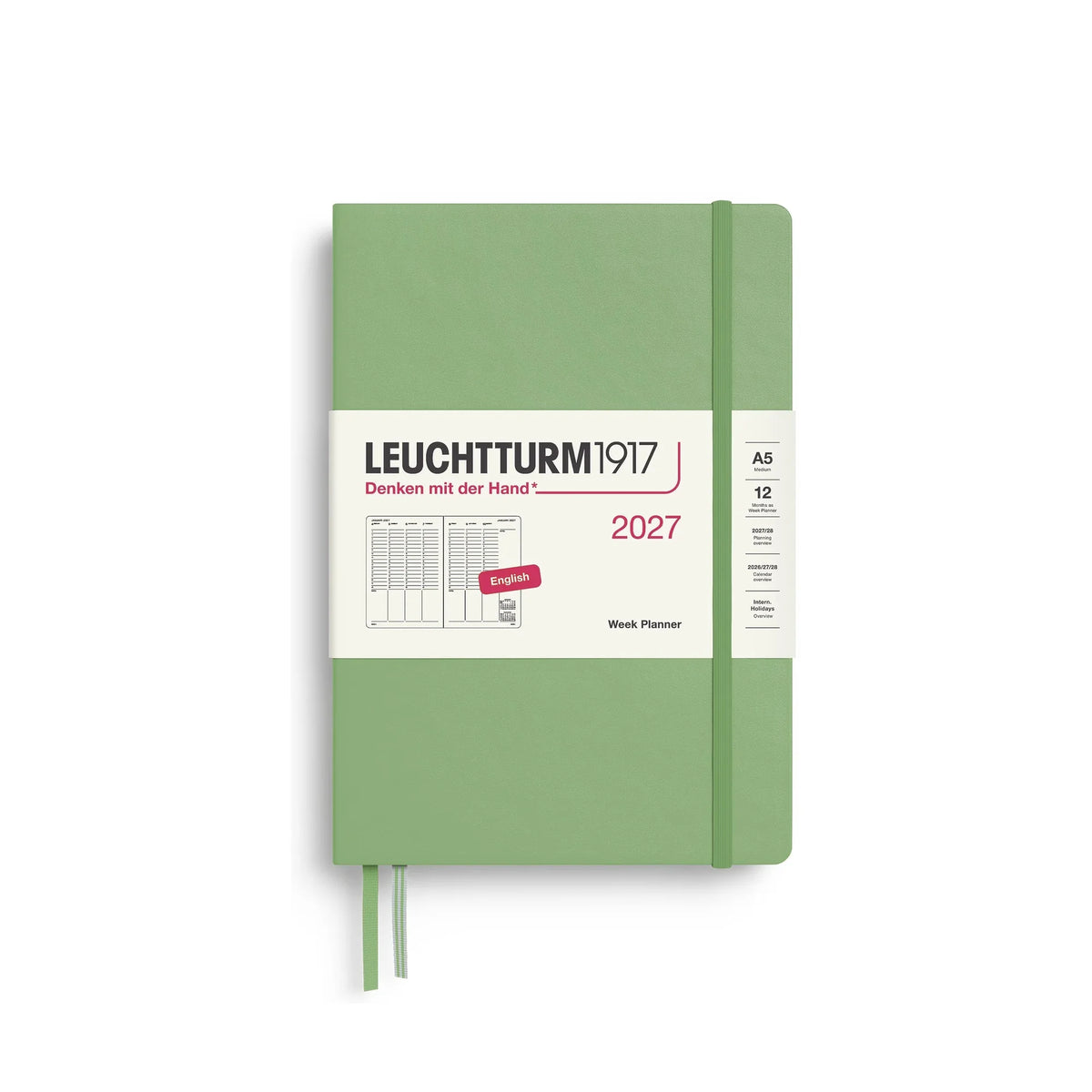 Leuchtturm1917 Week Planner Medium (A5) 2027