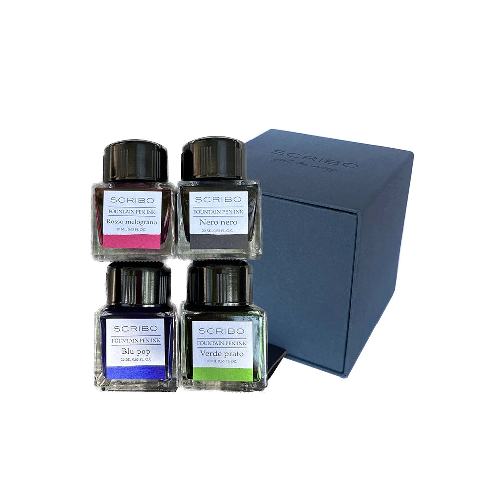 Scribo Mini Ink Bottle Set 4 x 20ml