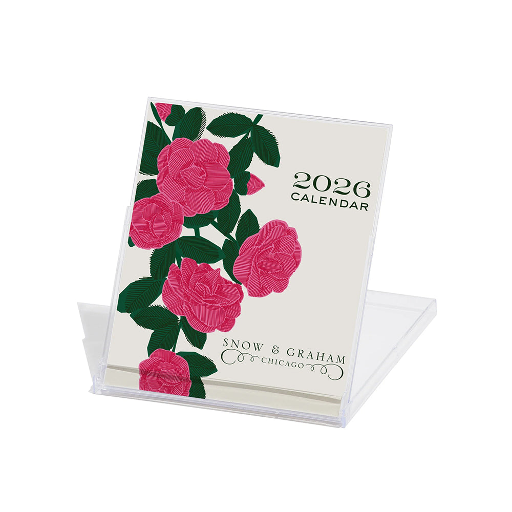 Snow & Graham Desk Calendar 2026