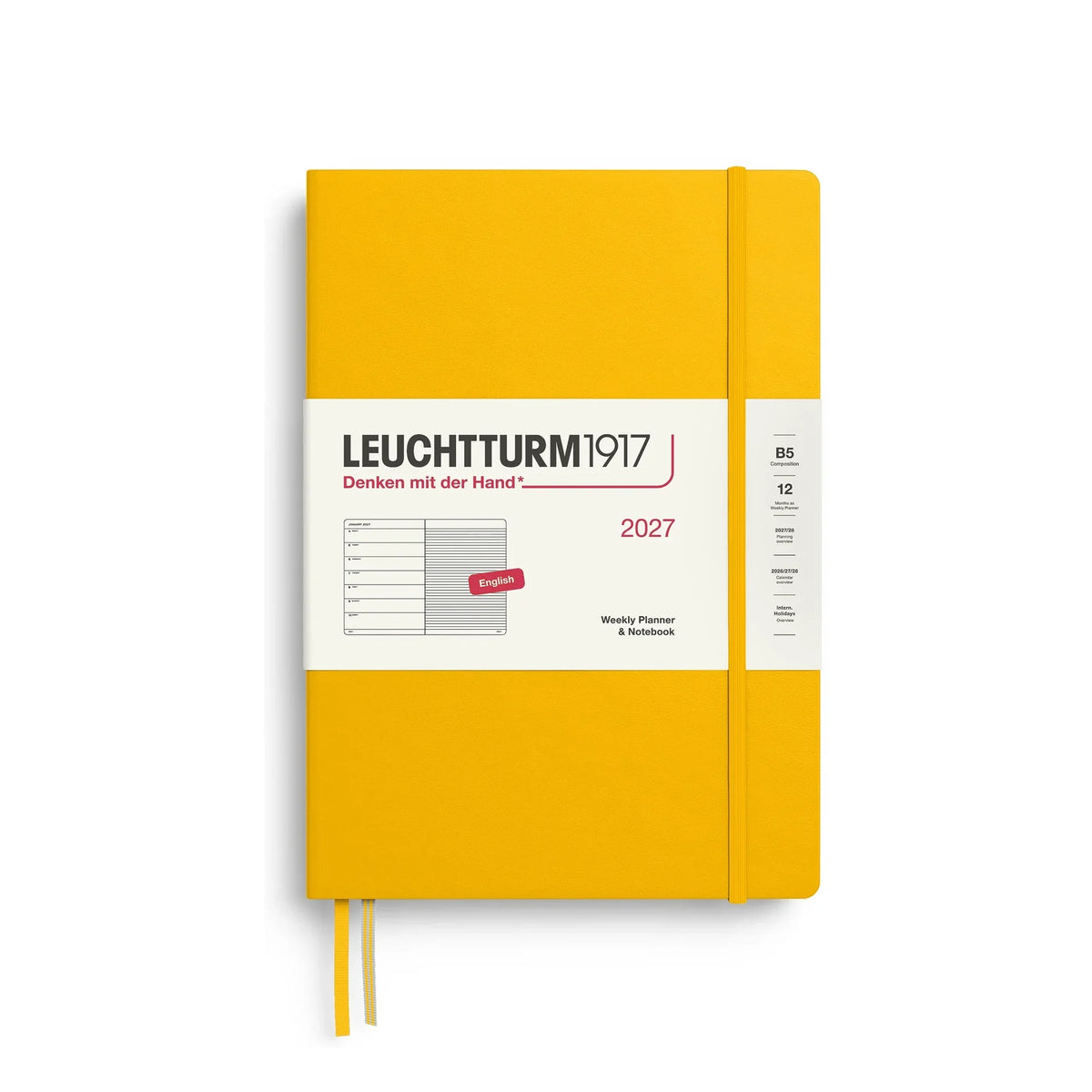 Leuchtturm1917 Weekly Planner & Notebook Composition (B5) 2027