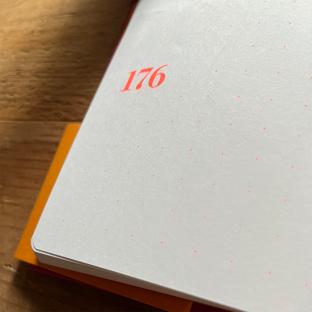 Tomigaya Letterpress Bodoni Typeface Notebook