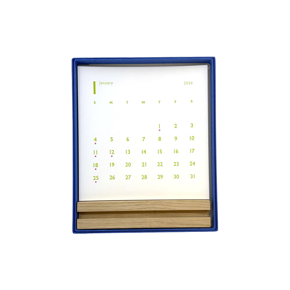 Tomigaya Letterpress Desk Calendar 2026