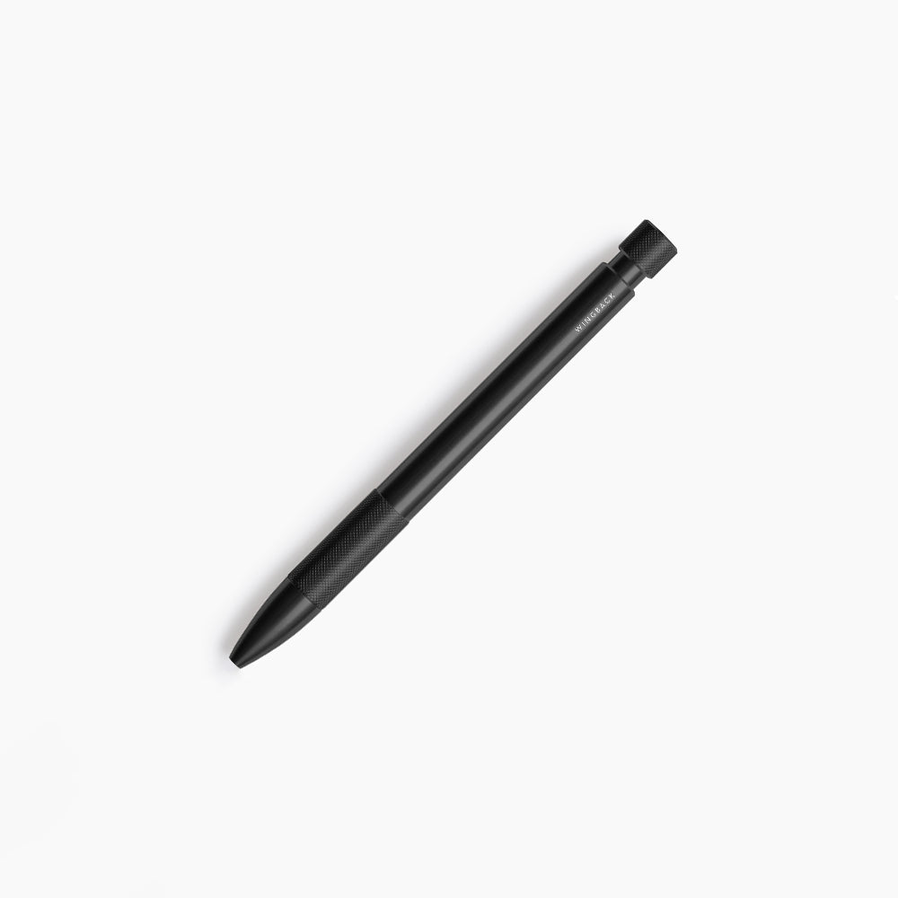 Wingback Black Steel Mechanical Pen