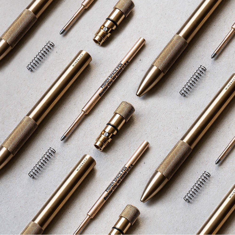 Wingback Brass Mechanical Pencil