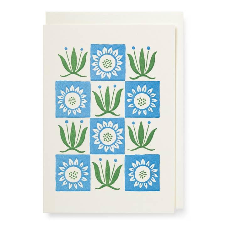 Archivist Floral Pattern Note Card - Laywine's