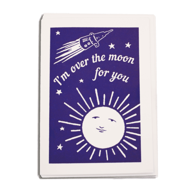 Archivist Over the Moon Note Card - Laywine's