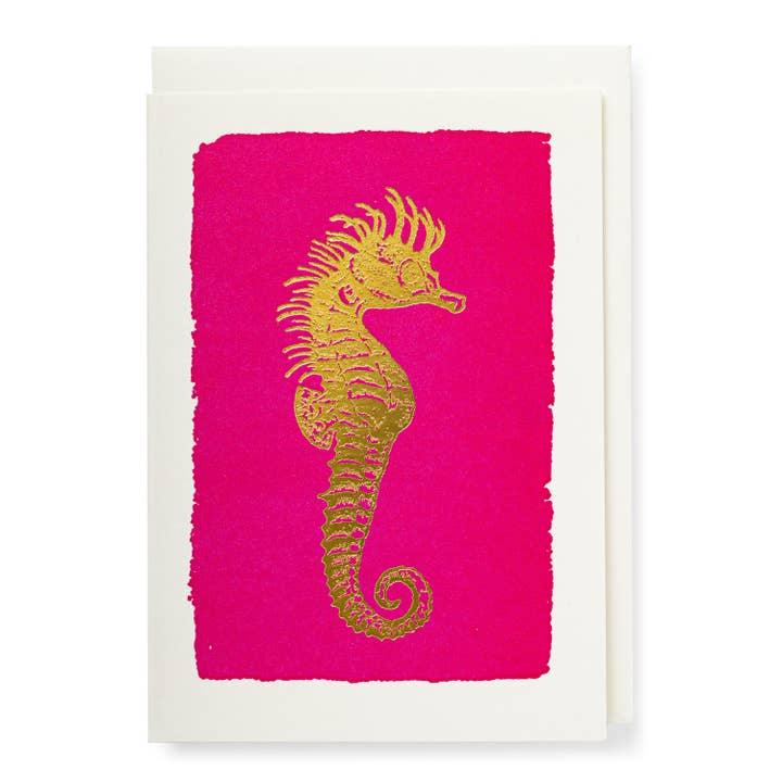 Archivist Seahorse Note Card - Laywine's