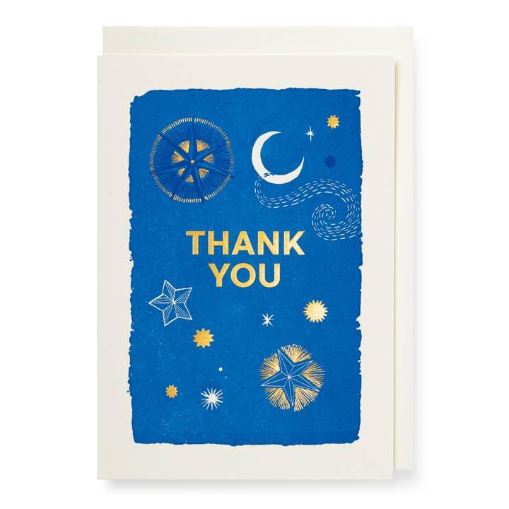 Archivist Thank You Stars Note Card - Laywine's