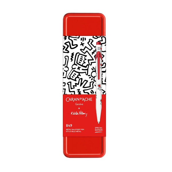 Caran d’Ache + Keith Haring 849 Ballpoint Pen White - Laywine's