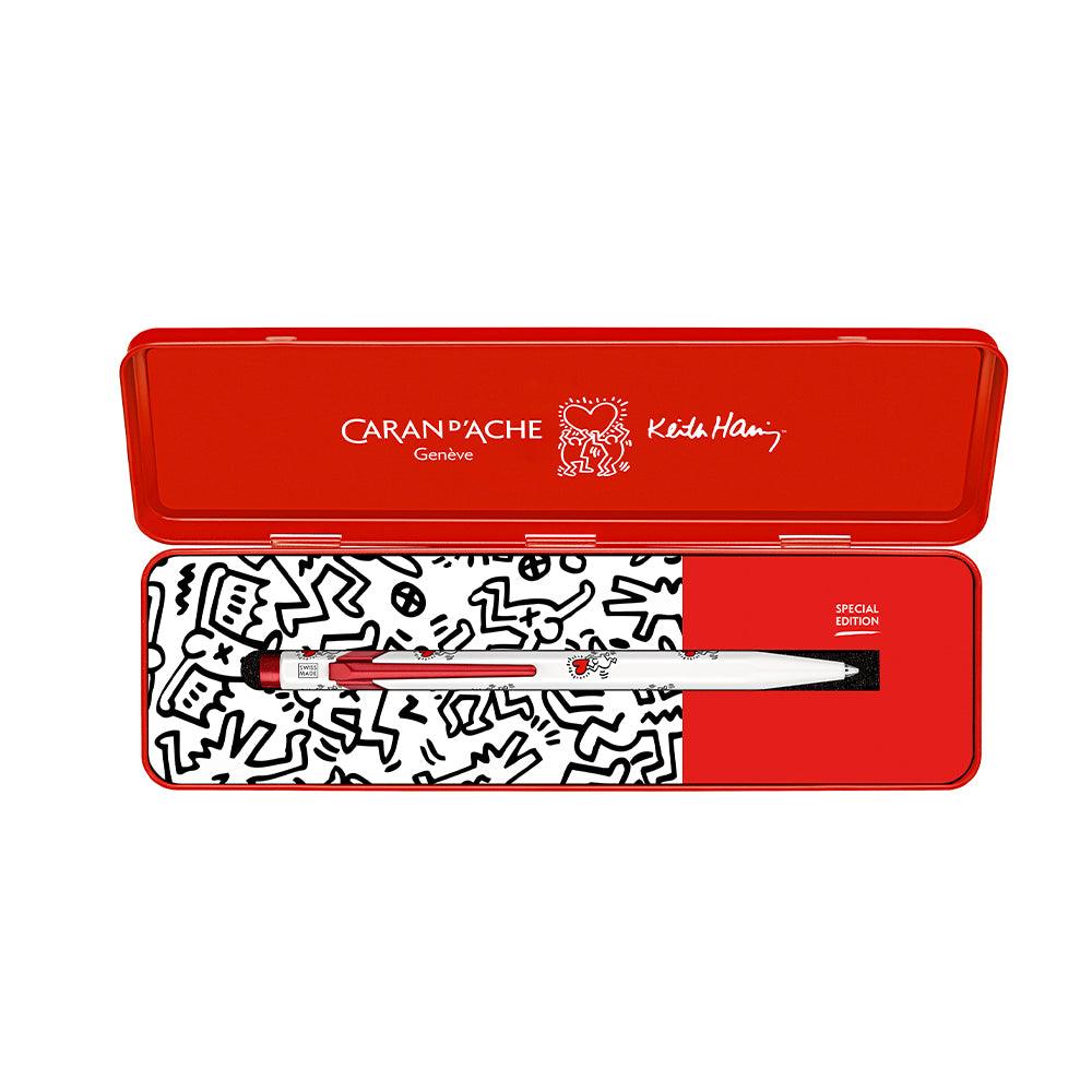 Caran d’Ache + Keith Haring 849 Ballpoint Pen White - Laywine's