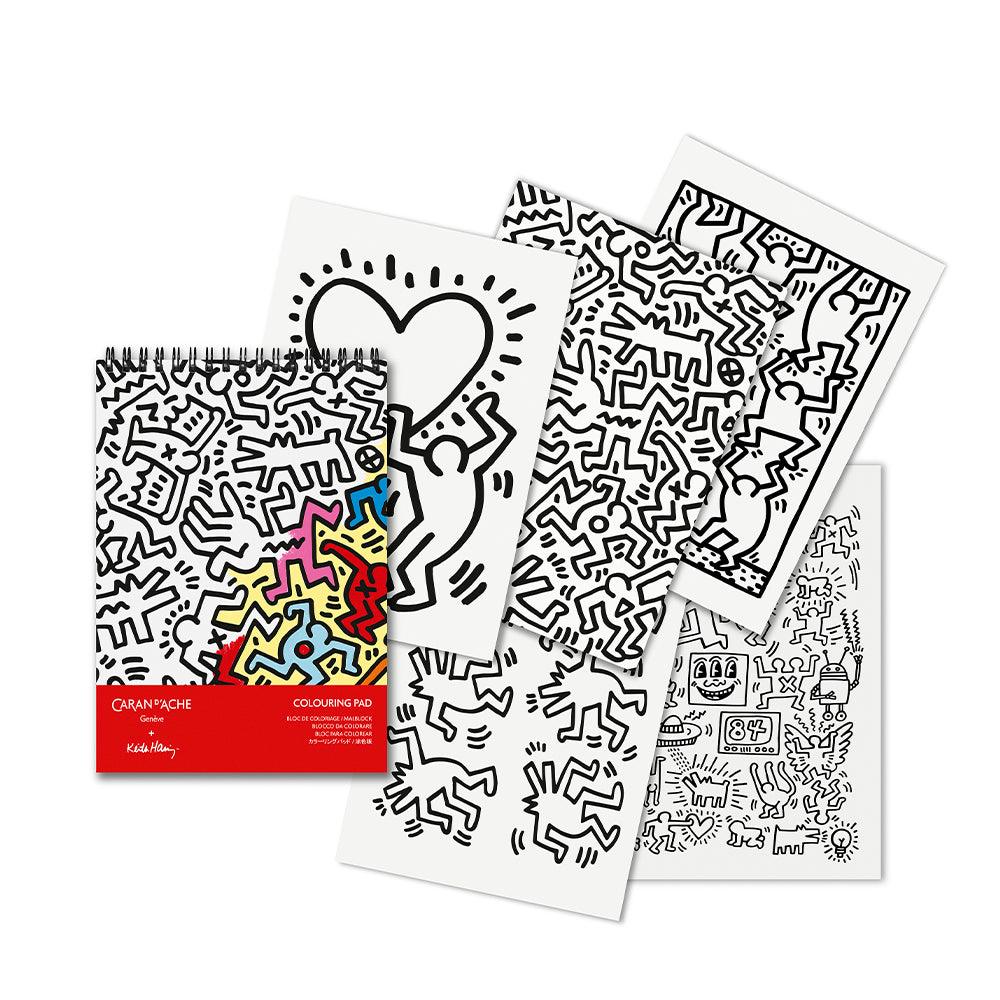 Caran d’Ache + Keith Haring A5 Colouring Pad - Laywine's