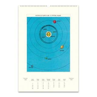 Cavallini Astronomy Wall Calendar, 2024 - Laywine's