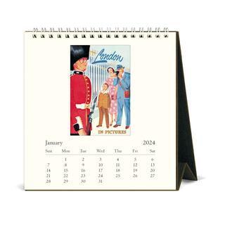 Cavallini London Desk Calendar, 2024 - Laywine's