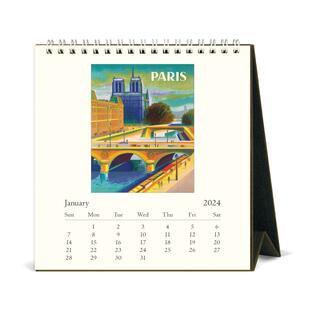 Cavallini Paris Desk Calendar, 2024 - Laywine's